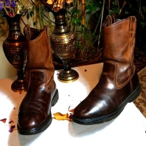 Mens brown HUSKY Wolverine boots